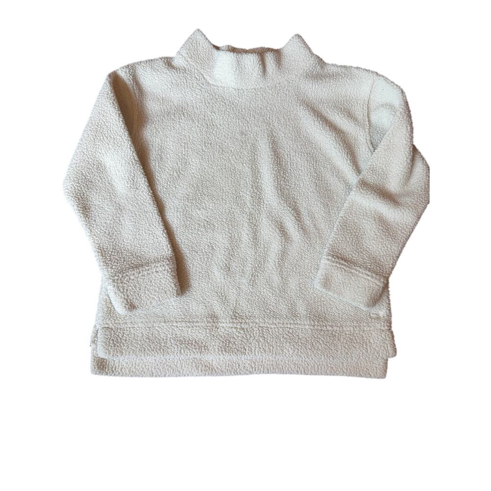 Vineyard Vines mock neck sherpa sweater girls size small 7-8